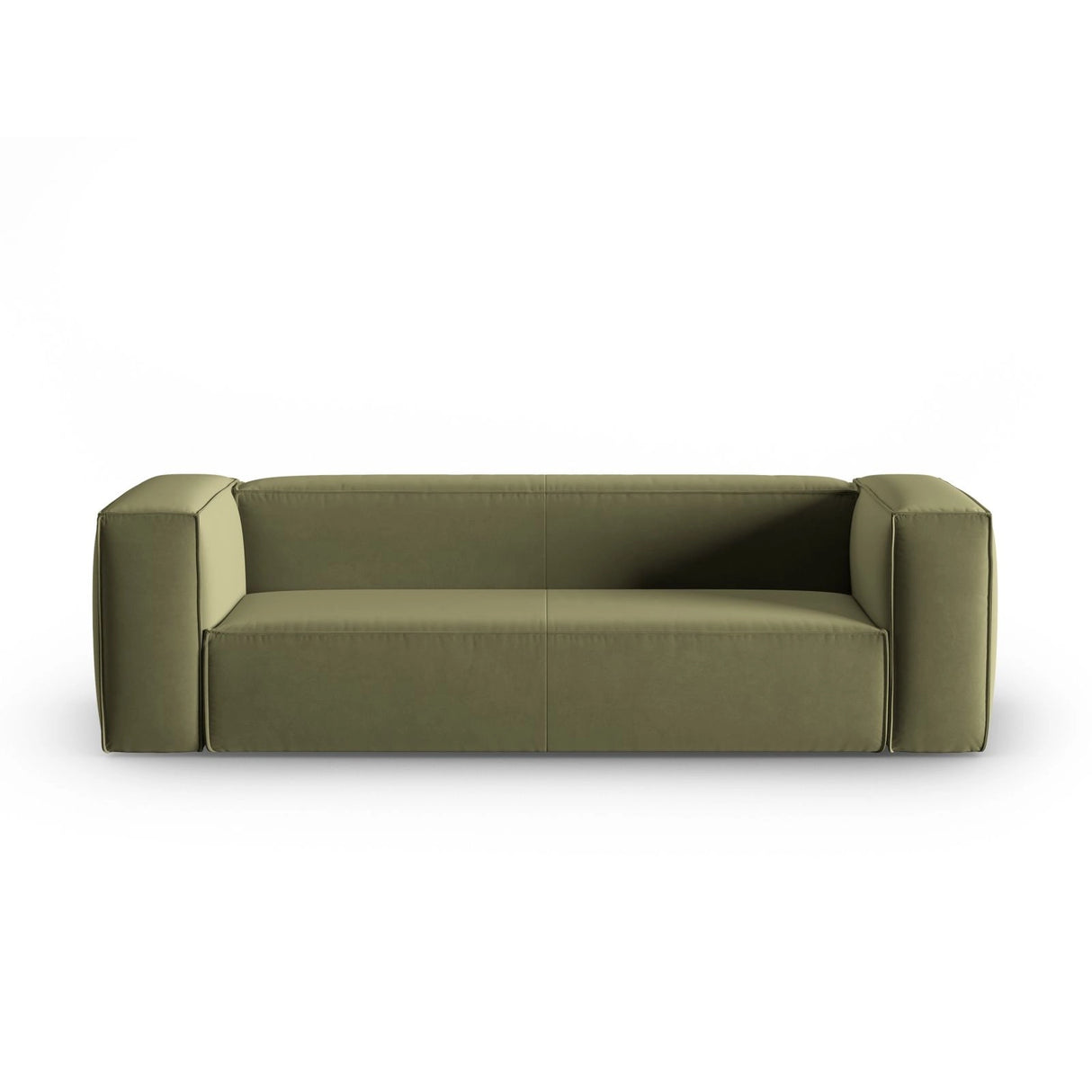 Mackay 4-Sitzer Sofa aus Samt in Hellgrün (Casino Forest), 230x94x73 cm von Cosmopolitan Design – Bild 1