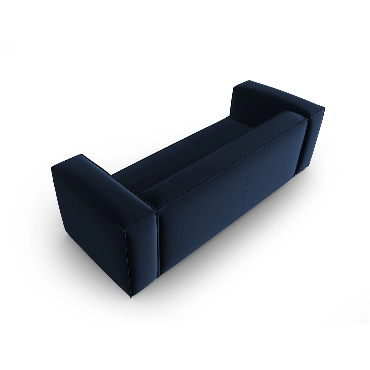 Mackay 4-Sitzer Sofa aus Samt in Königsblau (Casino Deep Blue), 230x94x73 cm von Cosmopolitan Design – Bild 4