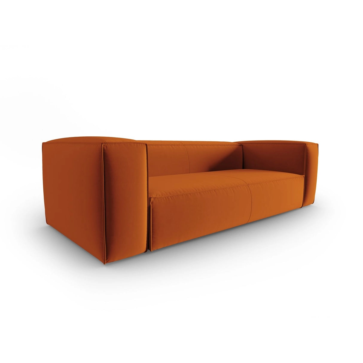 Mackay 4-Sitzer Sofa aus Samt in Terrakotta (Casino Terracota), 230x94x73 cm von Cosmopolitan Design – Bild 3