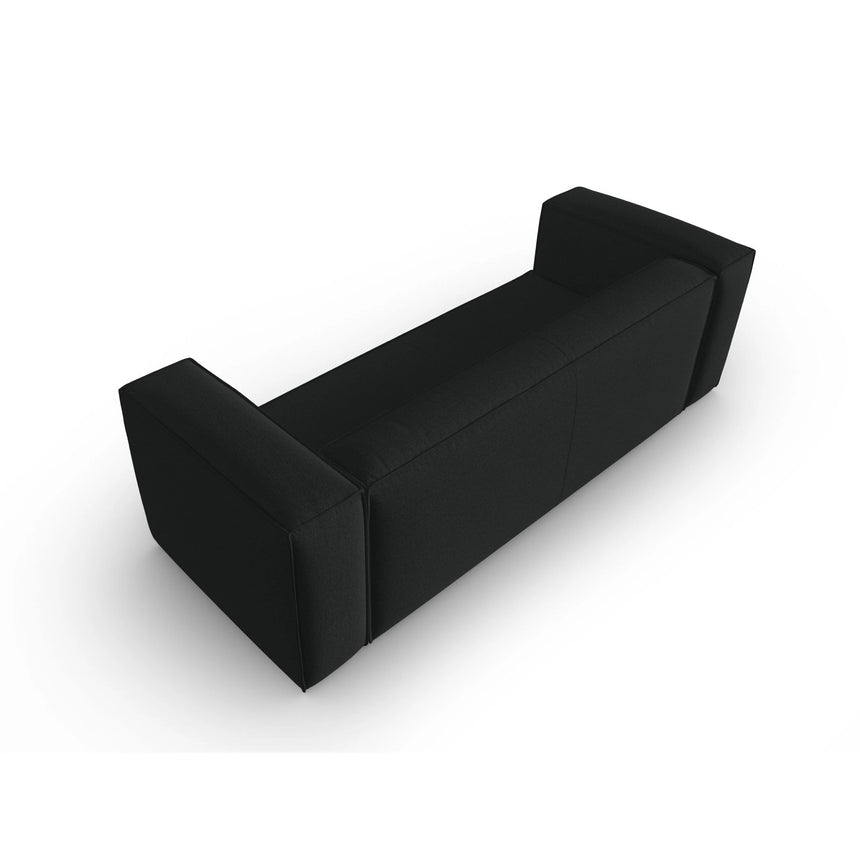 Mackay 4-Sitzer Sofa aus Strukturierter Stoff in Anthrazit (Bubble 17), 230x94x73 cm von Cosmopolitan Design – Bild 4