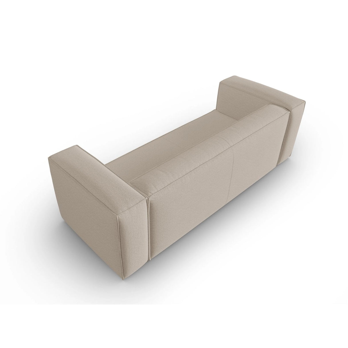 Mackay 4-Sitzer Sofa aus Strukturierter Stoff in Beige (Bubble 2), 230x94x73 cm von Cosmopolitan Design – Bild 4
