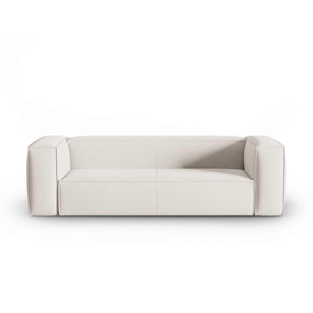 Mackay 4-Sitzer Sofa aus Strukturierter Stoff in Elfenbein (Bubble 1), 230x94x73 cm von Cosmopolitan Design – Bild 1