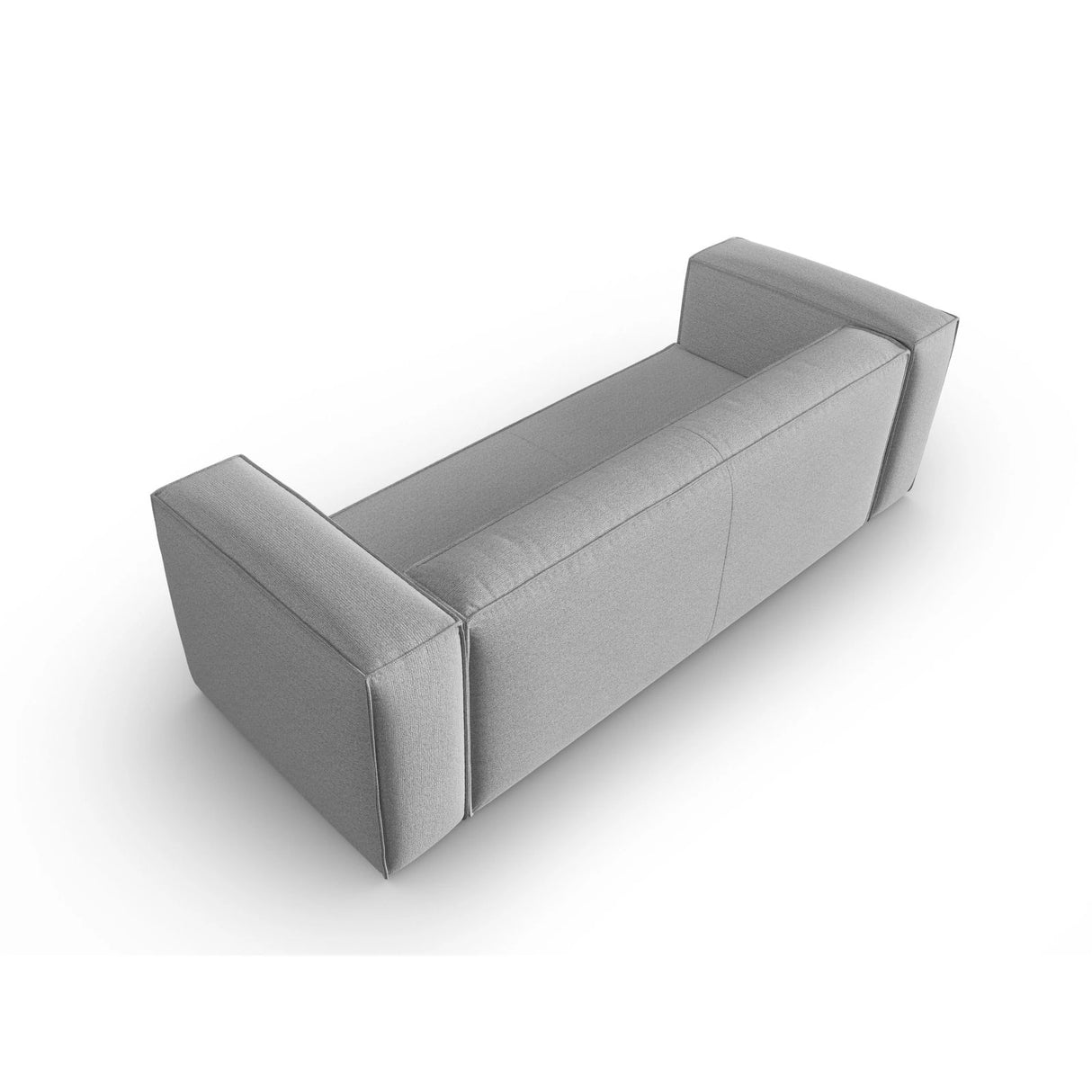 Mackay 4-Sitzer Sofa aus Strukturierter Stoff in Grau (Bubble 6), 230x94x73 cm von Cosmopolitan Design – Bild 4