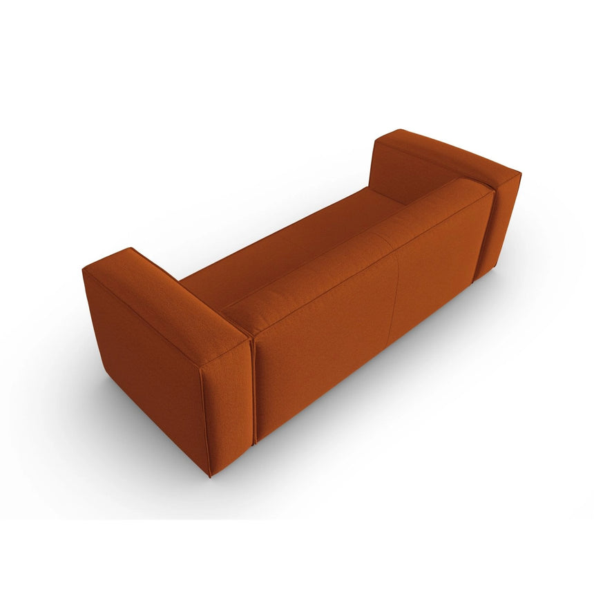 Mackay 4-Sitzer Sofa aus Strukturierter Stoff in Terrakotta (Bubble 10), 230x94x73 cm von Cosmopolitan Design – Bild 4
