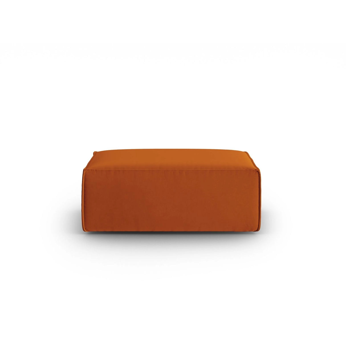 Mackay Pouf aus Samt in Terrakotta (Casino Terracota), 100x69x40 cm von Cosmopolitan Design – Bild 1