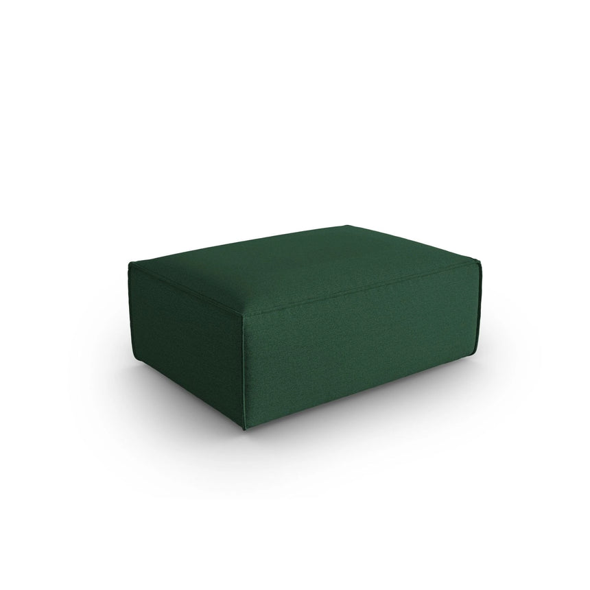 Mackay Pouf aus Strukturierter Stoff in Grün (Bubble 12), 100x69x40 cm von Cosmopolitan Design – Bild 3