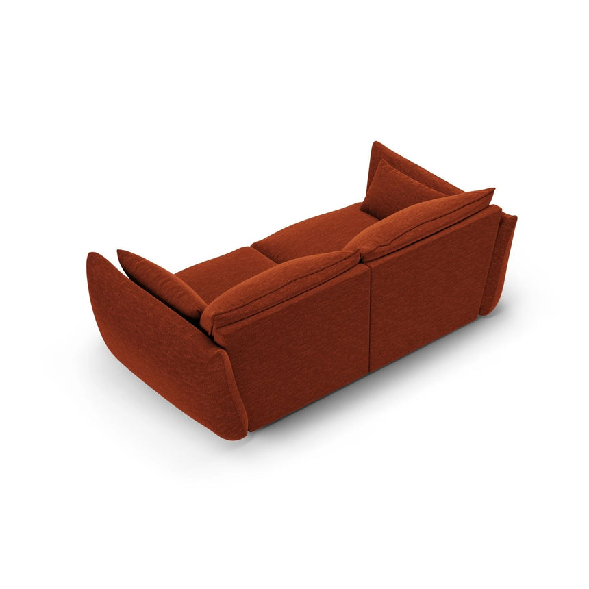 Matera 2-Sitzer Sofa aus Chenille in Terrakotta (Haga 44), 180x110 cm von Cosmopolitan Design – Bild 3