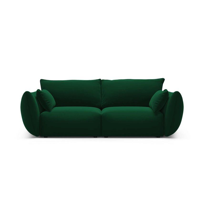 Matera 2-Sitzer Sofa aus Samt in Flaschengrün (Salvador 7), 180x110 cm von Cosmopolitan Design – Bild 1