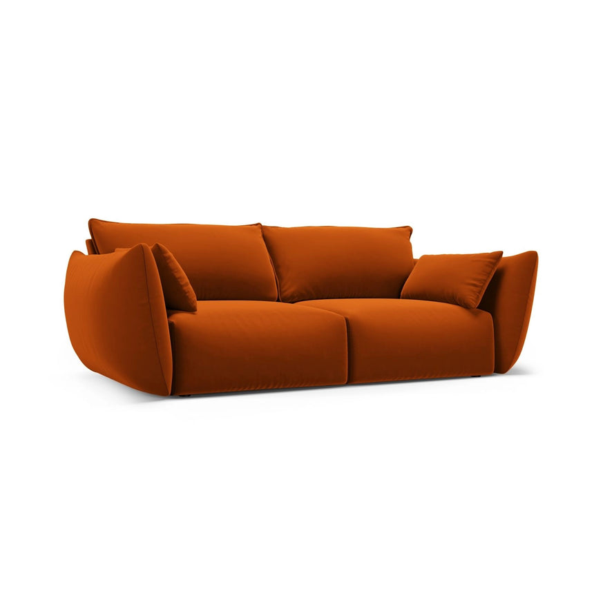 Matera 2-Sitzer Sofa aus Samt in Terrakotta (Salvador 14), 180x110 cm von Cosmopolitan Design – Bild 2
