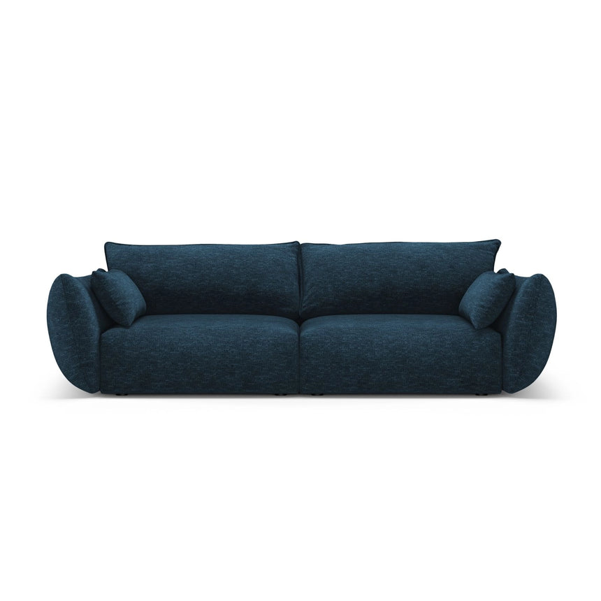 Matera 3-Sitzer Sofa aus Chenille in Königsblau (Haga 86), 208x110x85 cm von Cosmopolitan Design – Bild 1