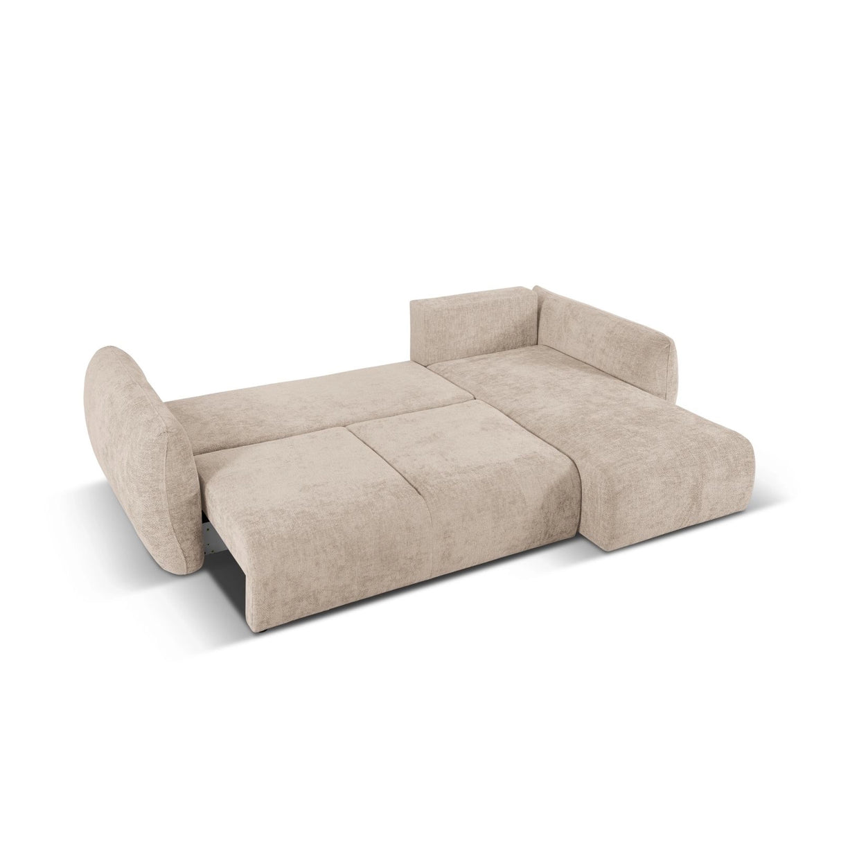 Matera 4-Sitzer Ecksofa, Rechte Seite, aus Chenille in Beige (Haga 30), 253x173x86 cm von Cosmopolitan Design – Bild 7