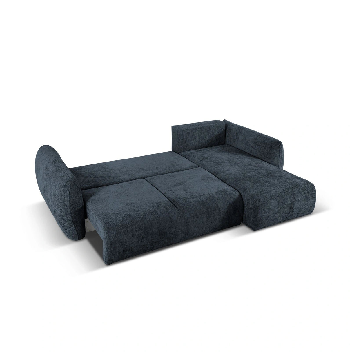 Matera 4-Sitzer Ecksofa, Rechte Seite, aus Chenille in Königsblau (Haga 86), 253x173x86 cm von Cosmopolitan Design – Bild 7