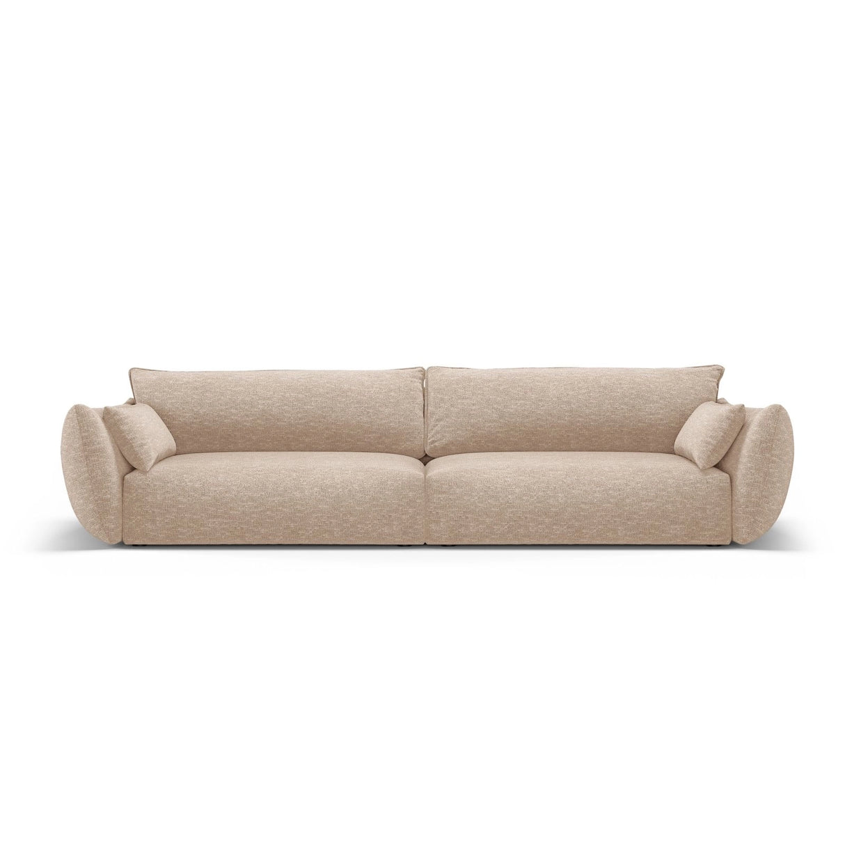 Matera 4-Sitzer Sofa aus Chenille in Beige (Haga 30), 248x110x85 cm von Cosmopolitan Design – Bild 1