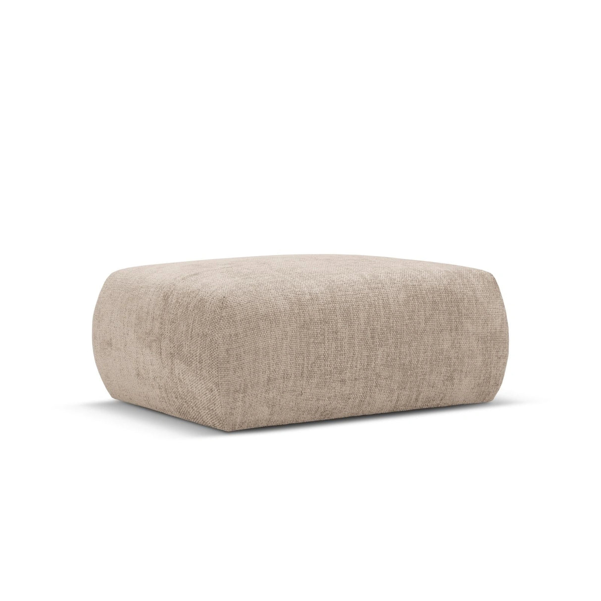Matera Pouf aus Chenille in Beige (Haga 30), 86x68x40 cm von Cosmopolitan Design – Bild 1