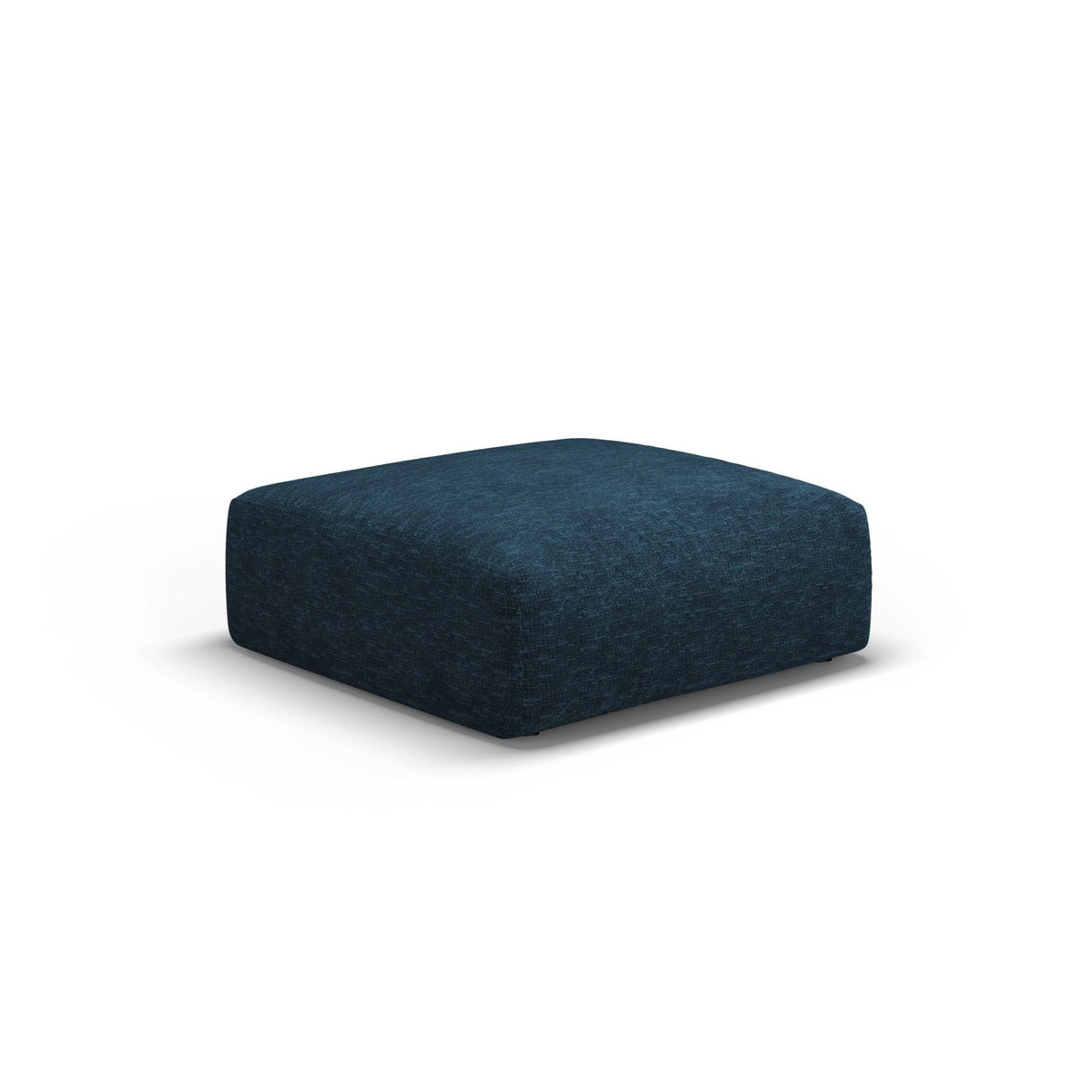 Matera Pouf aus Chenille in Königsblau (Haga 86), 100x80x36 cm von Cosmopolitan Design – Bild 1