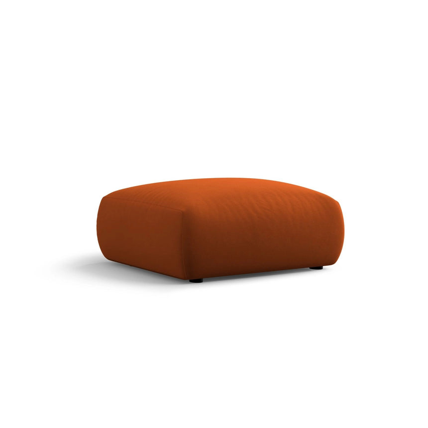 Matera Pouf aus Samt in Terrakotta (Salvador 14), 86x68x40 cm von Cosmopolitan Design – Bild 1