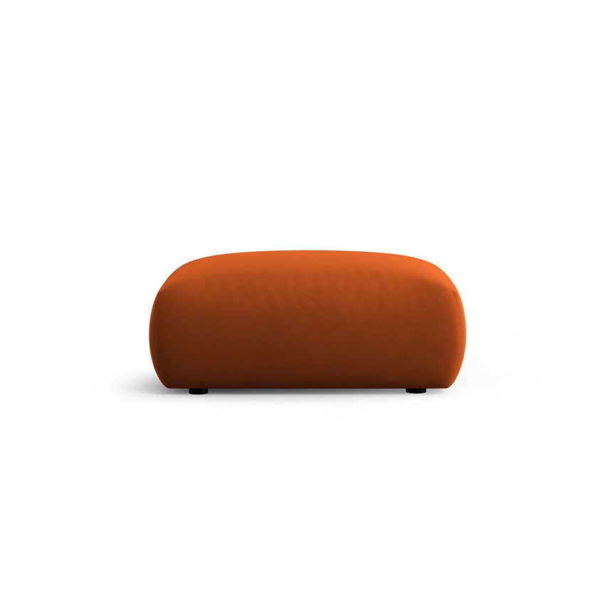 Matera Pouf aus Samt in Terrakotta (Salvador 14), 86x68x40 cm von Cosmopolitan Design – Bild 4