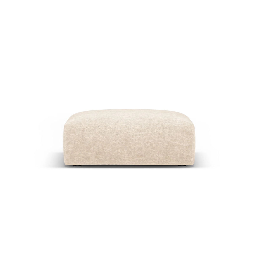 Matera Pouf aus Samt oder Chenille, 100x80x36 cm von Cosmopolitan Design – Bild 3