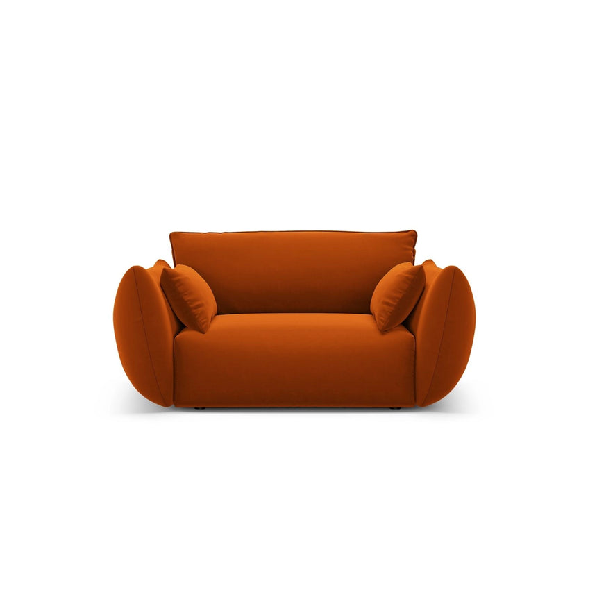 Matera Sessel aus Samt in Terrakotta (Salvador 14), 128x110x85 cm von Cosmopolitan Design – Bild 1