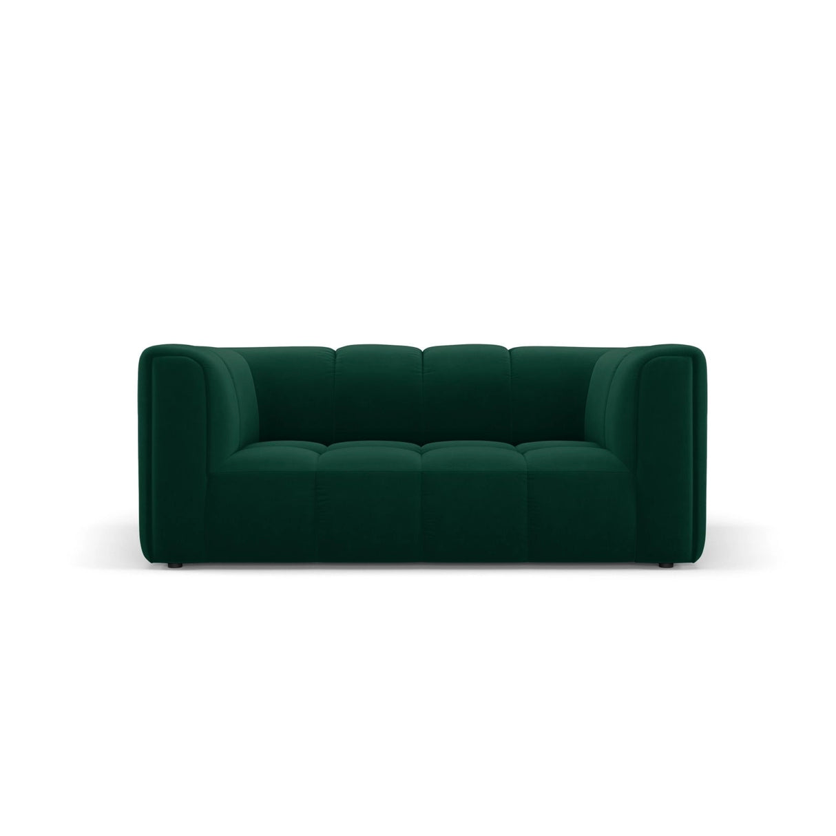 Moritz 2-Sitzer Sofa aus Samt in Flaschengrün (Bluvel 78), 166x96 cm von Cosmopolitan Design – Bild 1