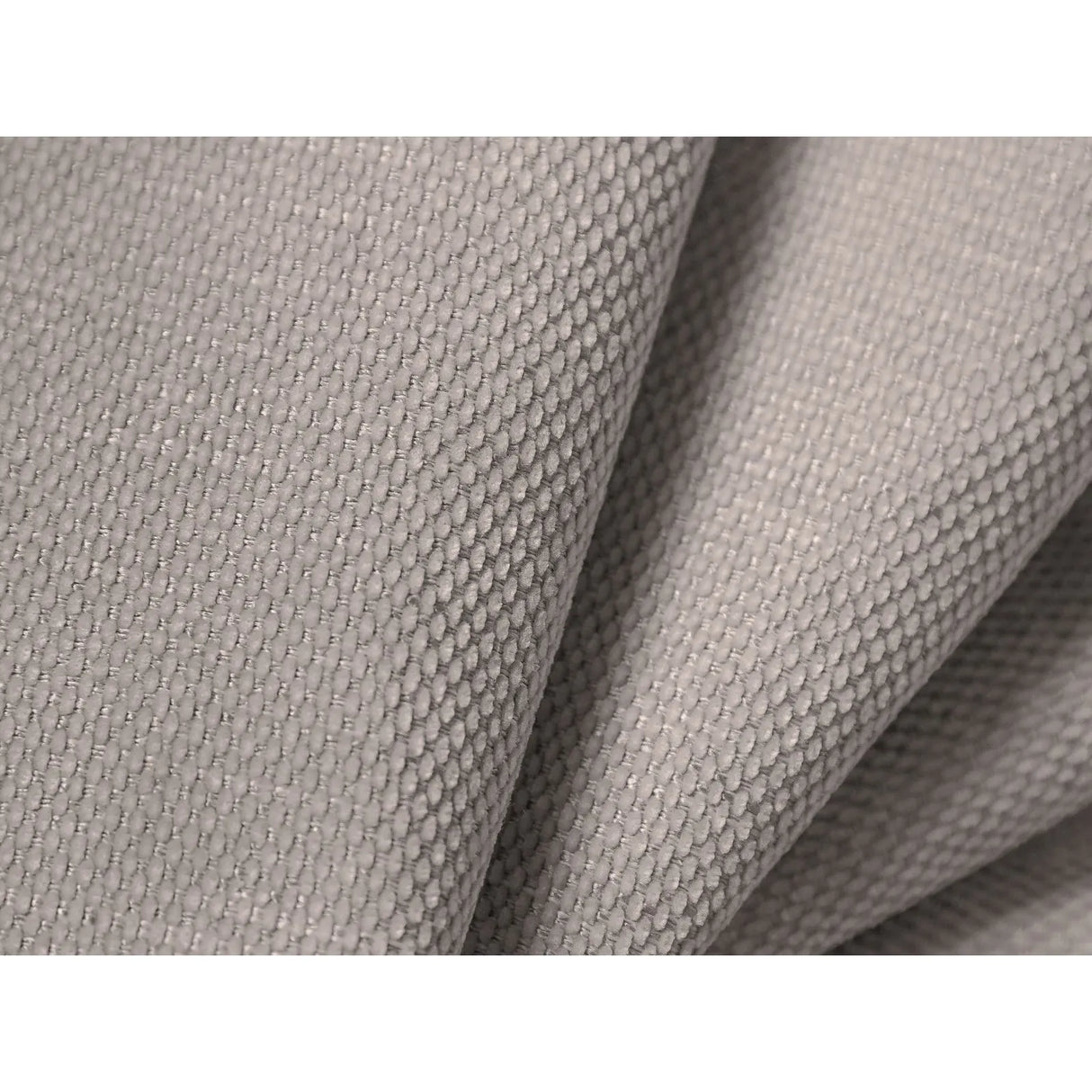 Moritz 3-Sitzer Ecksofa, Rechte Seite, aus Chenille in Hellgrau (Rebel 5), 256x160x70 cm von Cosmopolitan Design – Bild 4