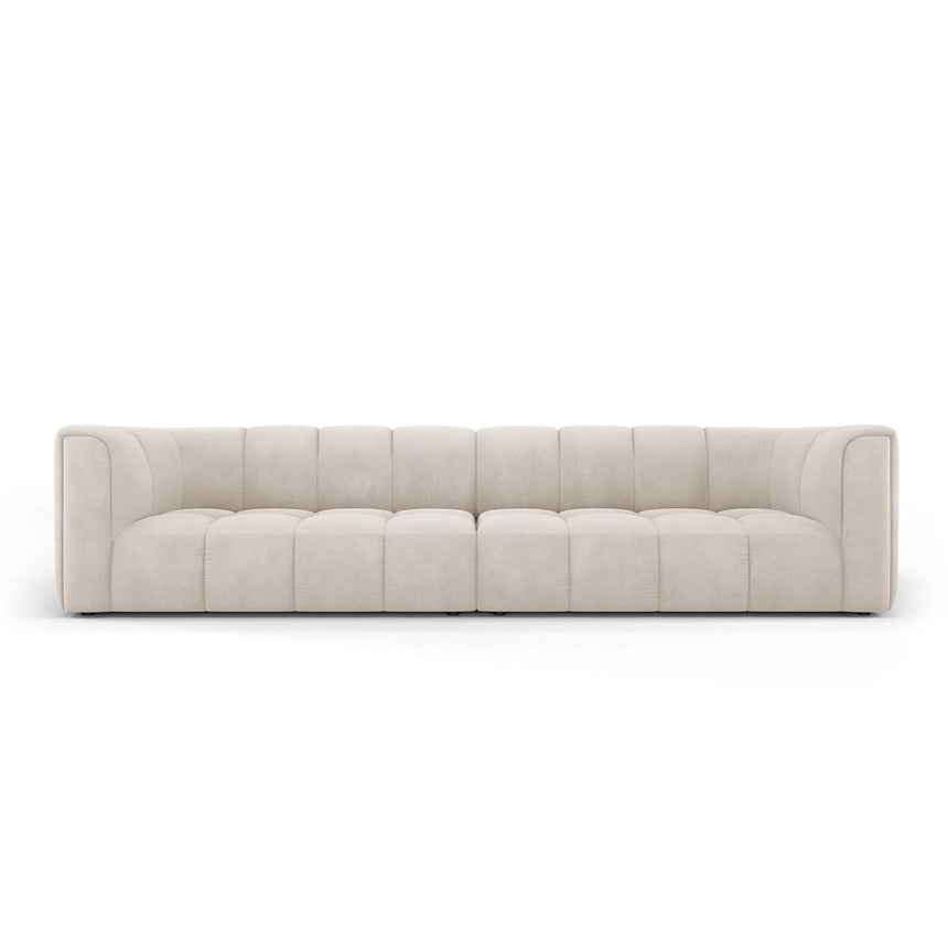 Moritz 4-Sitzer Sofa aus Samt oder Chenille, 286x96x70 cm von Cosmopolitan Design – Bild 1
