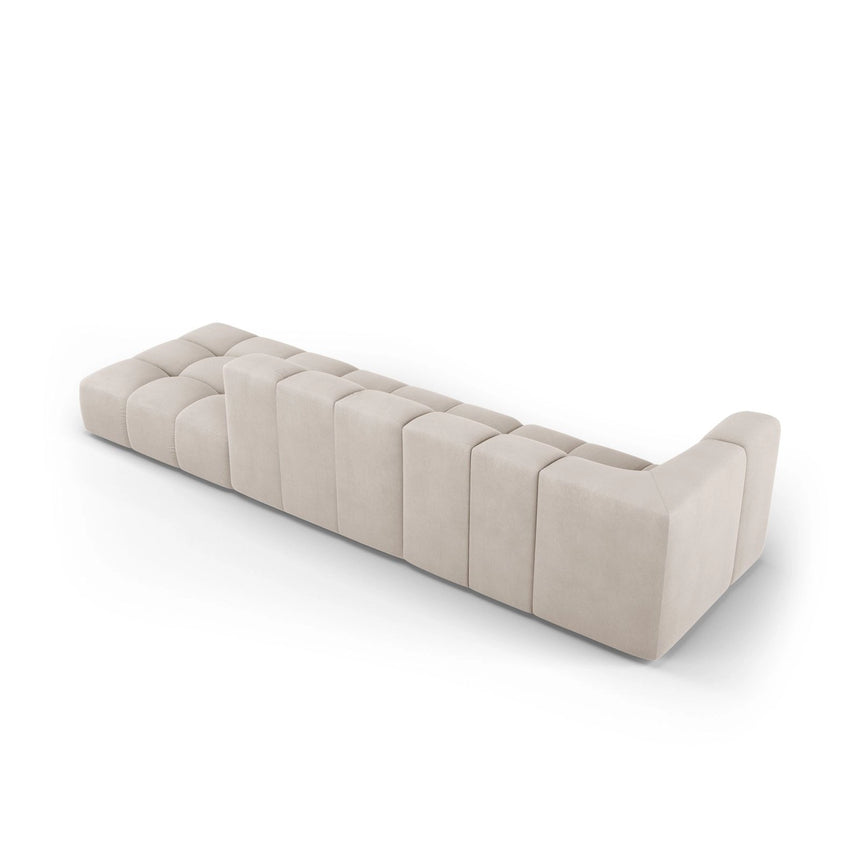 Moritz Modulares 4-Sitzer Sofa, Rechte Seite, aus Samt oder Chenille, 293x96 cm von Cosmopolitan Design – Bild 3