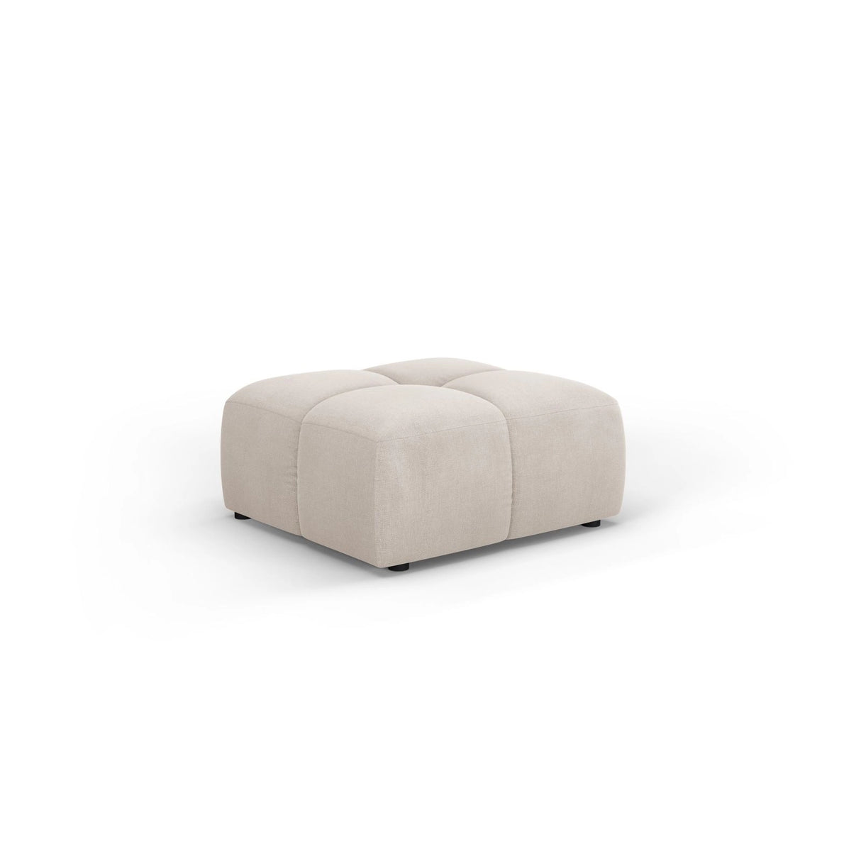 Moritz Pouf aus Samt oder Chenille, 64x64x38 cm von Cosmopolitan Design – Bild 1