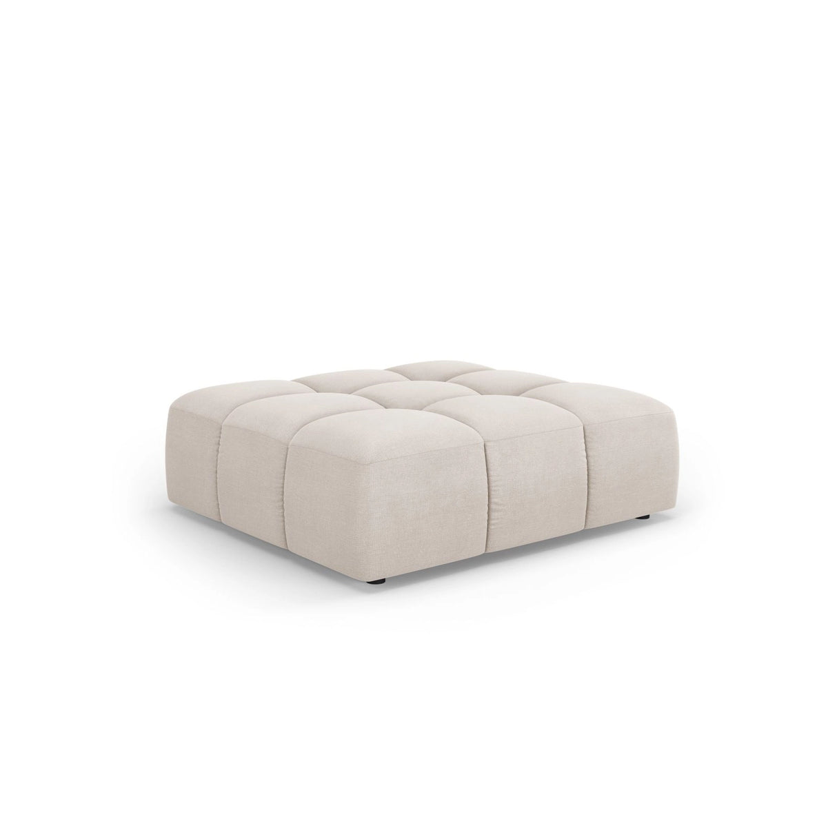 Moritz Pouf aus Samt oder Chenille, 96x96x38 cm von Cosmopolitan Design – Bild 1