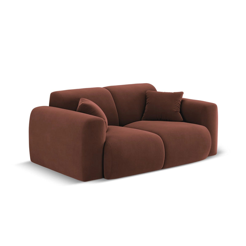 Nolio 2-Sitzer Sofa aus Samt in Cuoio (Casino Cuoio), 170x95 cm von Cosmopolitan Design – Bild 4