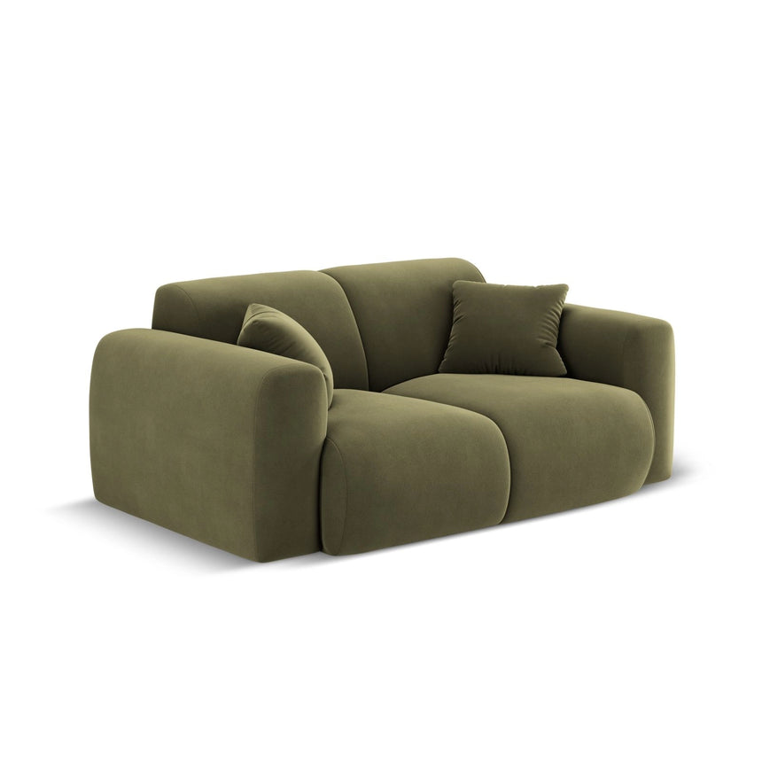 Nolio 2-Sitzer Sofa aus Samt in Hellgrün (Casino Forest), 170x95 cm von Cosmopolitan Design – Bild 4