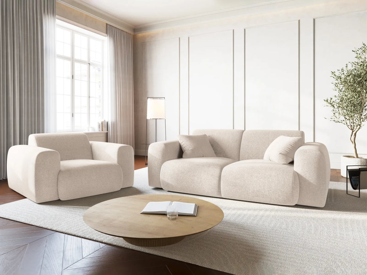 Nolio 2-Sitzer Sofa aus Samt oder Chenille, 170x95 cm von Cosmopolitan Design – Bild 2