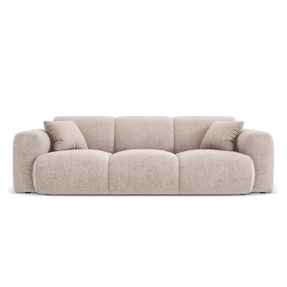Nolio 3-Sitzer Sofa aus Chenille in Beige (Haga 30), 235x95x72 cm von Cosmopolitan Design – Bild 1
