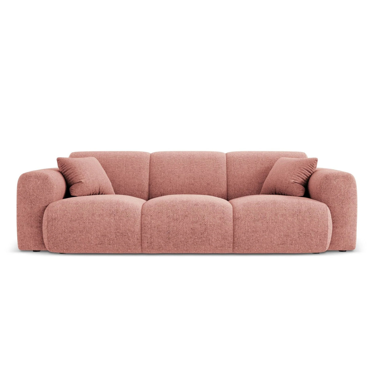 Nolio 3-Sitzer Sofa aus Chenille in Rosa (Haga 52), 235x95x72 cm von Cosmopolitan Design – Bild 1