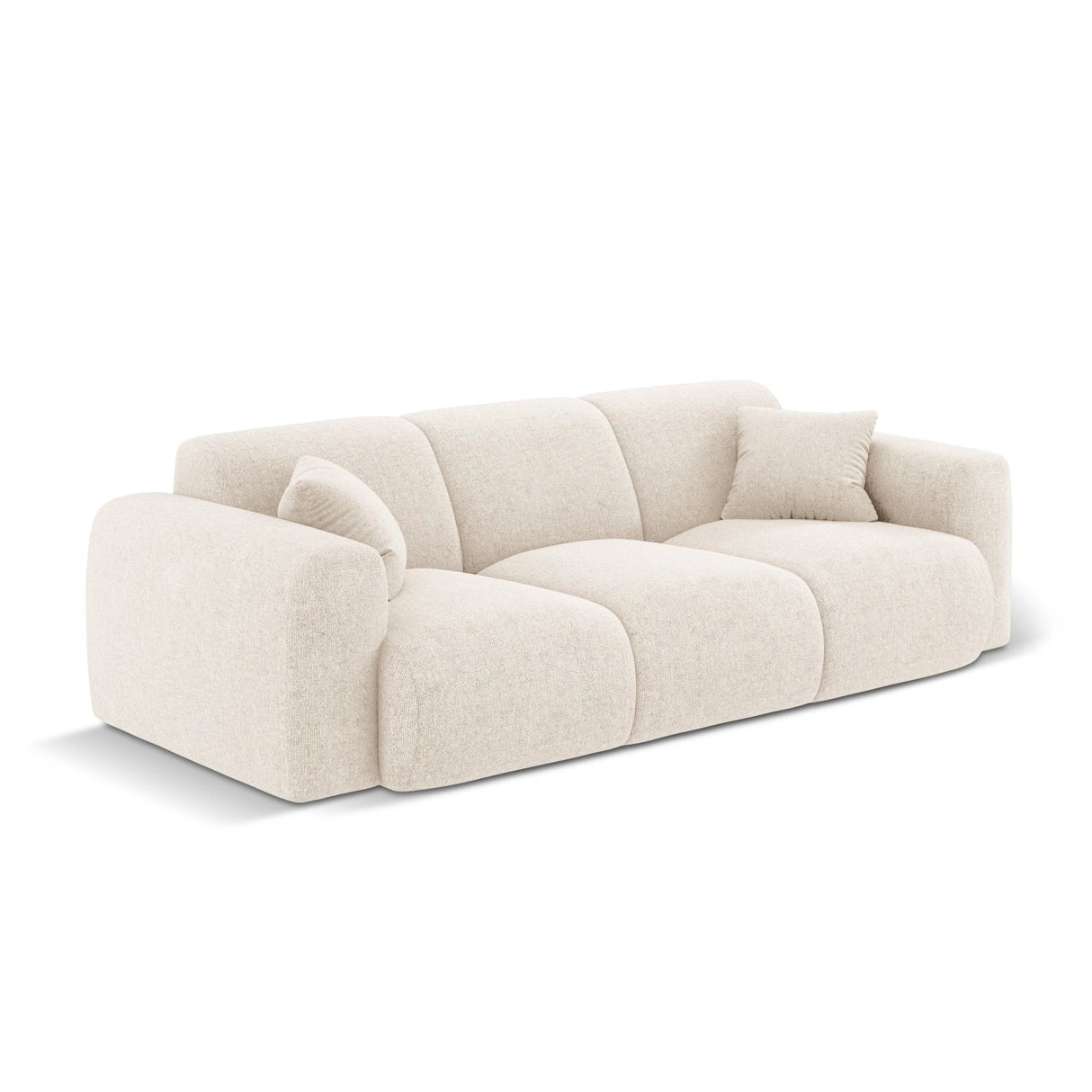 Nolio 3-Sitzer Sofa aus Samt oder Chenille, 235x95x72 cm von Cosmopolitan Design – Bild 4