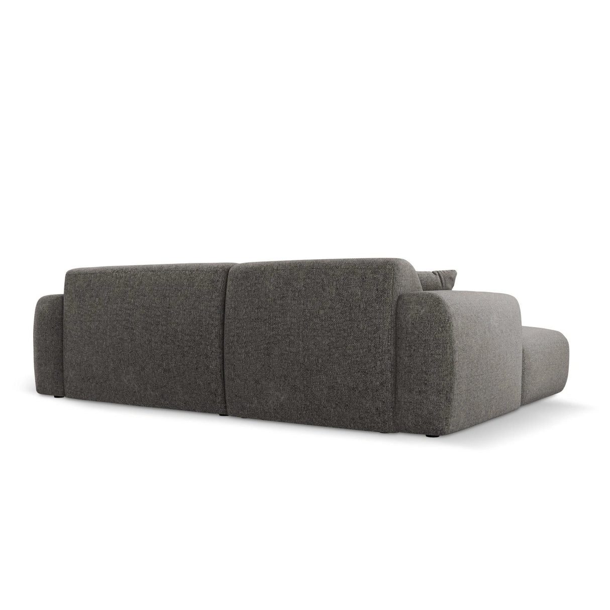 Nolio 4-Sitzer Ecksofa, Rechte Seite, aus Chenille in Grau (Haga 16), 235x170x72 cm von Cosmopolitan Design – Bild 5