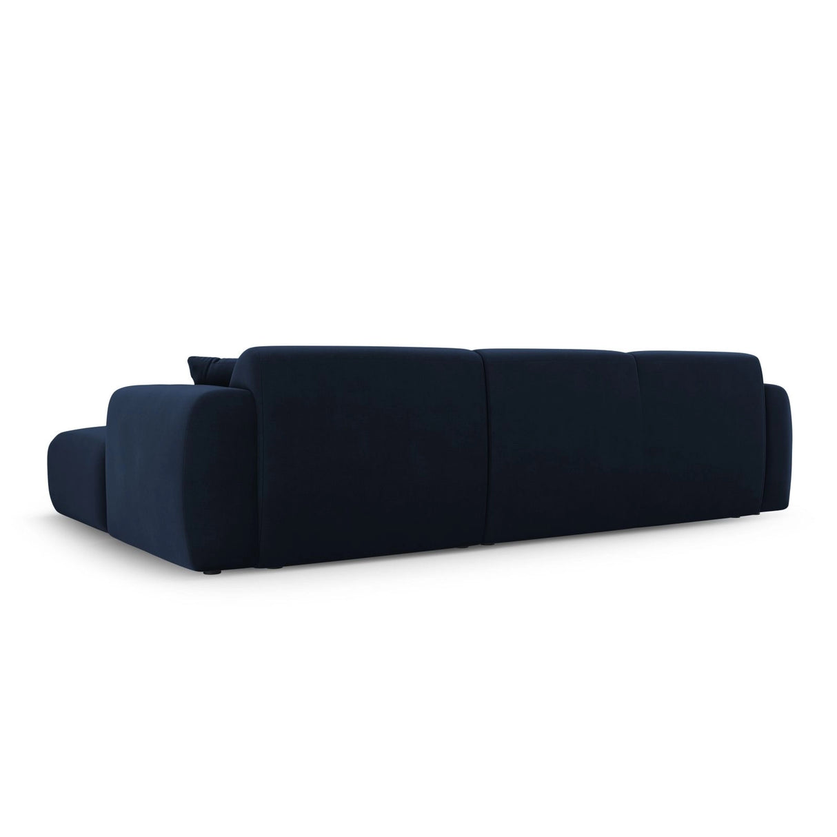 Nolio 4-Sitzer Ecksofa, Rechte Seite, aus Samt in Königsblau (Casino Deep Blue), 260x170x72 cm von Cosmopolitan Design – Bild 5