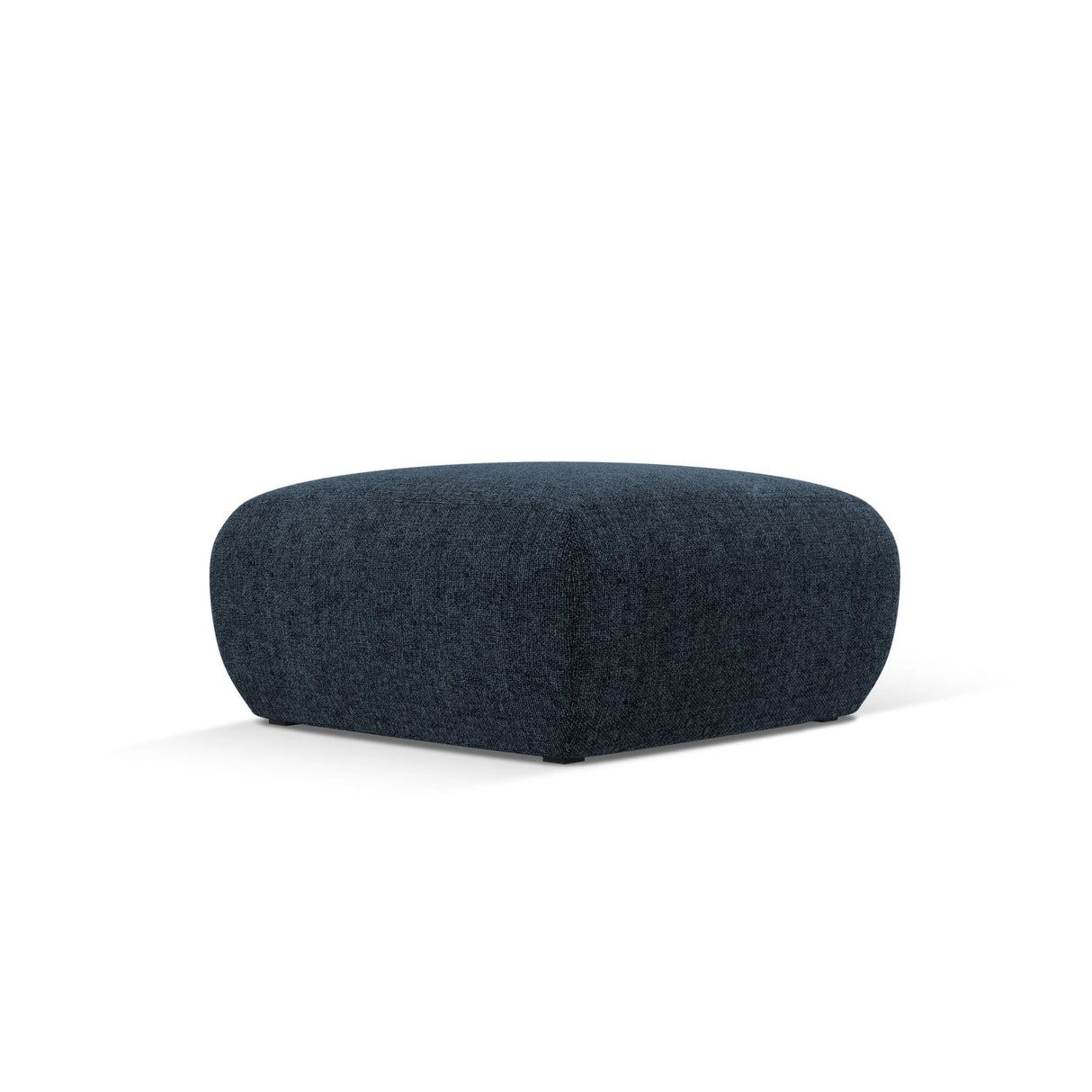 Nolio Pouf aus Chenille in Königsblau (Haga 86), 75x75x36 cm von Cosmopolitan Design – Bild 3