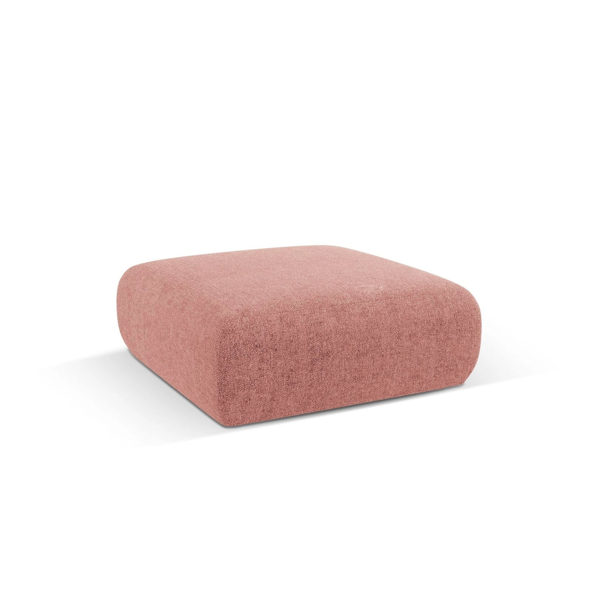 Nolio Pouf aus Chenille in Rosa (Haga 52), 100x100x36 cm von Cosmopolitan Design – Bild 3