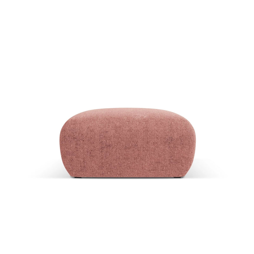 Nolio Pouf aus Chenille in Rosa (Haga 52), 75x75x36 cm von Cosmopolitan Design – Bild 1