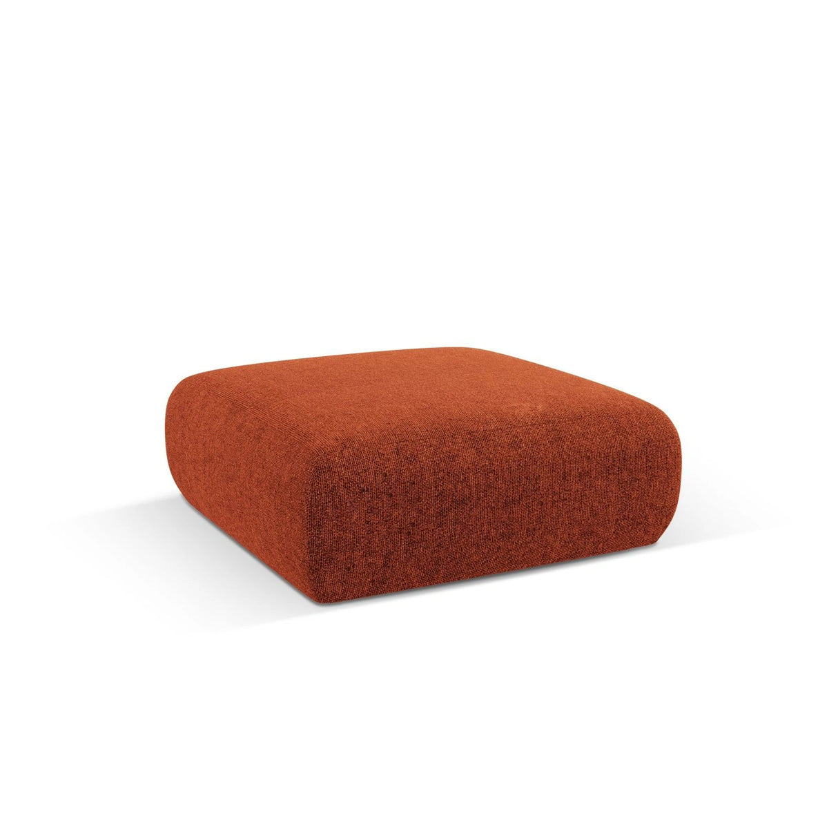 Nolio Pouf aus Chenille in Terrakotta (Haga 44), 100x100x36 cm von Cosmopolitan Design – Bild 3