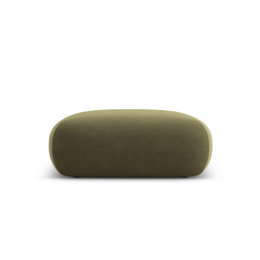 Nolio Pouf aus Samt in Hellgrün (Casino Forest), 100x100x36 cm von Cosmopolitan Design – Bild 1