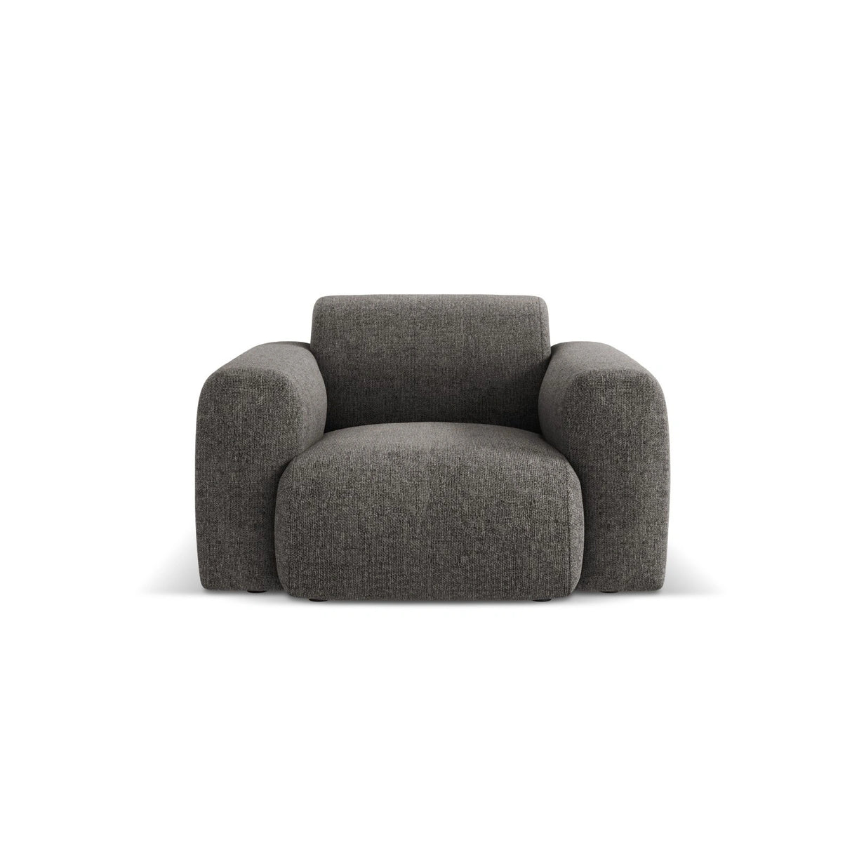 Nolio Sessel aus Chenille in Grau (Haga 16), 105x95x72 cm von Cosmopolitan Design – Bild 1