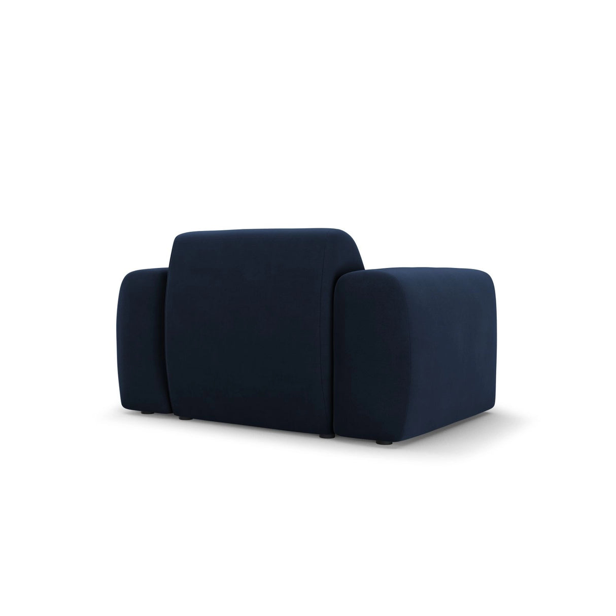 Nolio Sessel aus Samt in Königsblau (Casino Deep Blue), 105x95x72 cm von Cosmopolitan Design – Bild 5