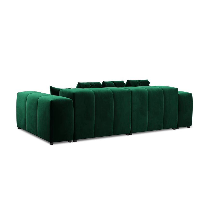 Rome 3-Sitzer Sofa aus Samt in Flaschengrün (Salvador 7), 320x120x75 cm von Cosmopolitan Design – Bild 5