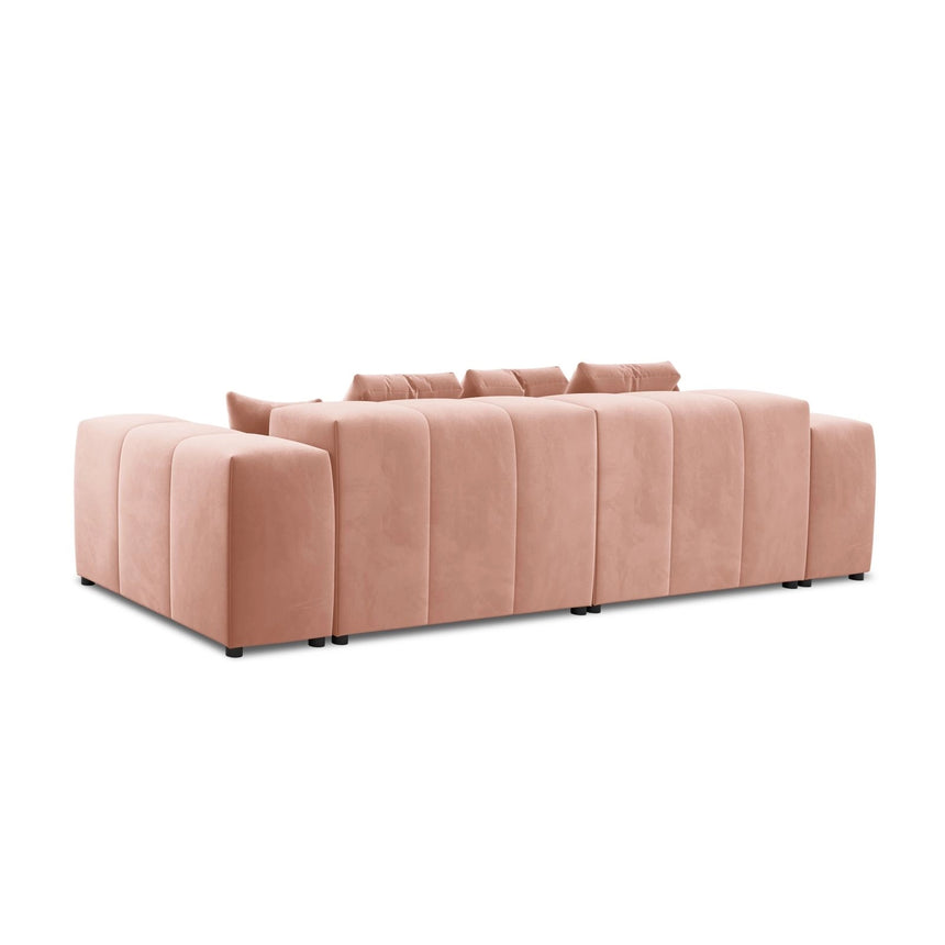 Rome 3-Sitzer Sofa aus Samt in Rosa (Salvador 11), 320x120x75 cm von Cosmopolitan Design – Bild 5