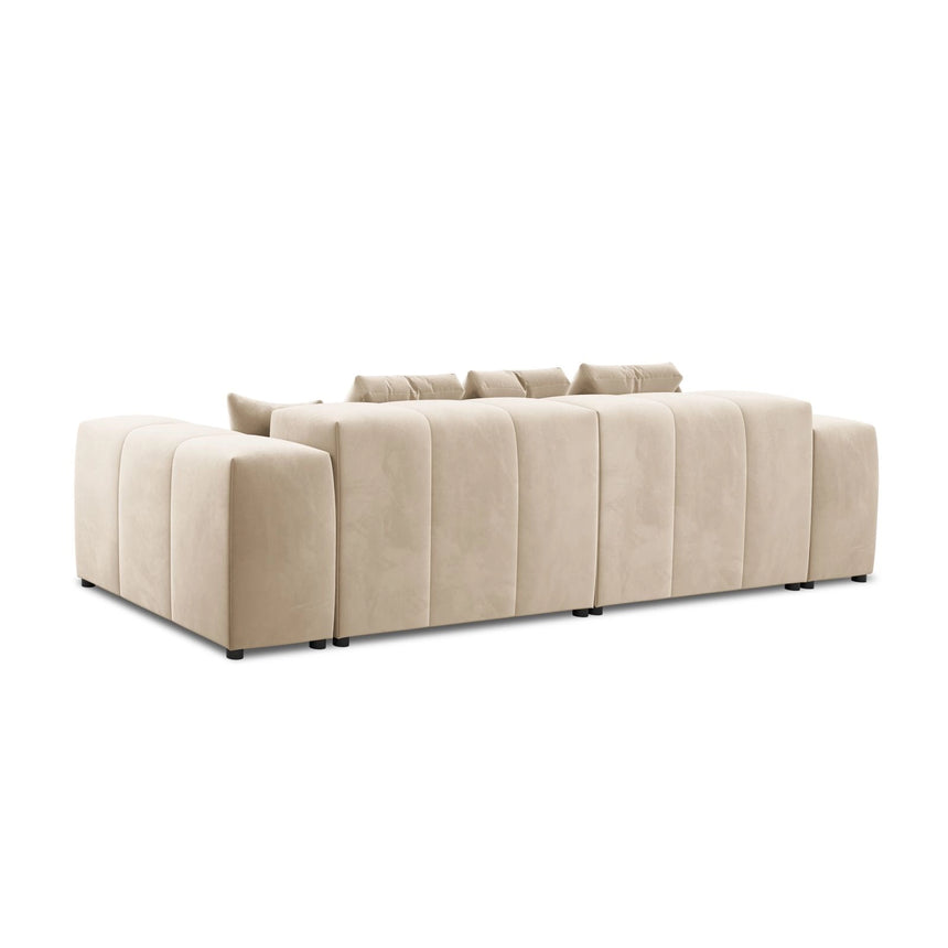 Rome 3-Sitzer Sofa aus Samt oder Strukturstoff, 320x120x75 cm von Cosmopolitan Design – Bild 5