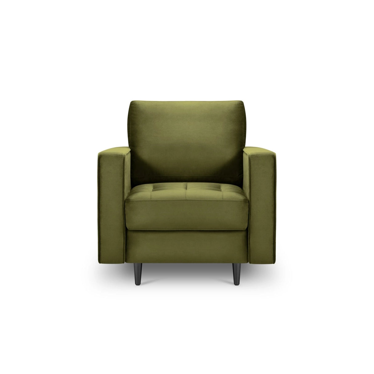 Sessel Aspen aus Samt in Grün (Salvador 8), 90x80x90 cm von Cosmopolitan Design – Bild 2