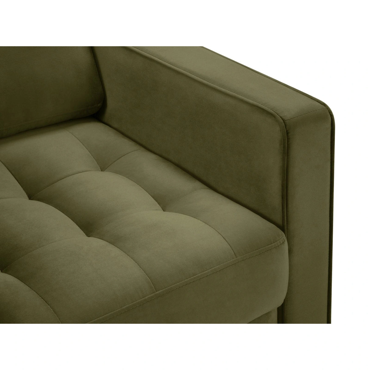 Sessel Aspen aus Samt in Grün (Salvador 8), 90x80x90 cm von Cosmopolitan Design – Bild 4