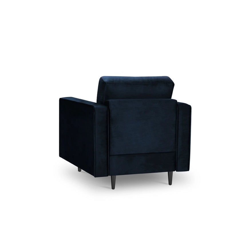 Sessel Aspen aus Samt in Königsblau (Salvador 5), 90x80x90 cm von Cosmopolitan Design – Bild 3